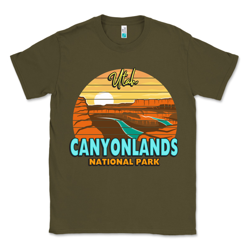 Canyonlands Moab Utah National Park Nature Outdoor Lovers Classic Tee by baoMotion | Teevron