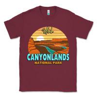 Burgundy Canyonlands Moab Utah National Park Nature Outdoor Lovers Classic Tee - baoMotion