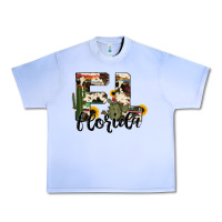 Grape Ice florida state cowhide serape cactus Urban Heavy Tee - RanaPortraitStore