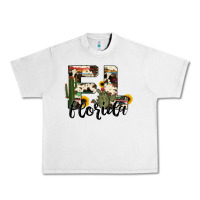 Lunar Rock florida state cowhide serape cactus Urban Heavy Tee - RanaPortraitStore