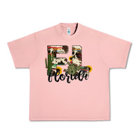 Salmon florida state cowhide serape cactus Urban Heavy Tee - RanaPortraitStore