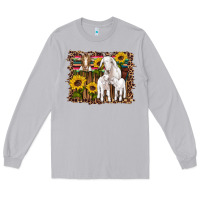 Moon Dust gats baby gots sunflowers wooden serape leopard Long Sleeve Tee - Artiststas
