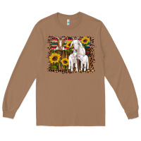 Toasted Coconut gats baby gots sunflowers wooden serape leopard Long Sleeve Tee - Artiststas