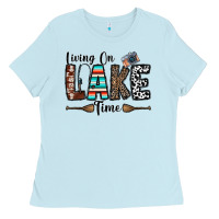 Living On Lake Time Ladies Tee | Teevron