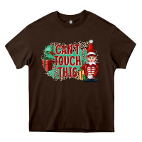 Chocolate Brown Christmas Can't Touch This Elf Heavy Core Tee - FaDigitalArtStudio