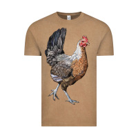 Vintage Coffee American Game Chicken Vintage Tee - LillyAllenDesigns