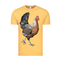 Vintage Mustard American Game Chicken Vintage Tee - LillyAllenDesigns