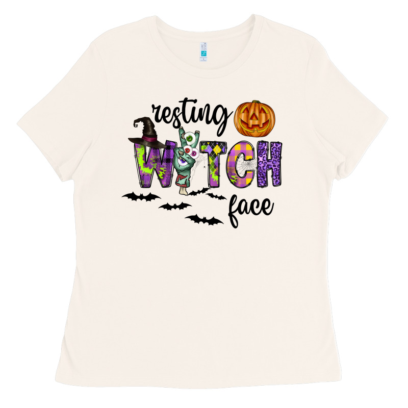 Resting Witch Face Ladies Tee by CowhideDigitalArt | Teevron