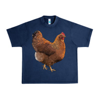 Navy new hampshire red chicken Urban Heavy Tee - LillyAllenDesigns