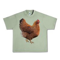 Oil Green new hampshire red chicken Urban Heavy Tee - LillyAllenDesigns