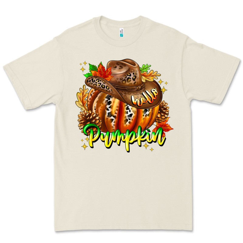 Hello Pumpkin Premium Tee by CowhideDigitalArt | Teevron