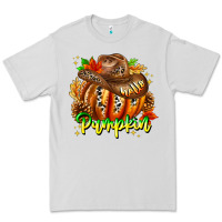 Dove Grey Hello Pumpkin Premium Tee - CowhideDigitalArt