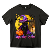 Asphalt spooky babe black witch cat Heavy Core Tee - BundleAndBundleShop