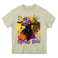 Mossy spooky babe black witch cat Heavy Core Tee - BundleAndBundleShop