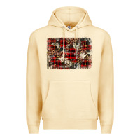 Pina Colada christmas leopard cowhide background Premium Hoodie - BarkalooDesign