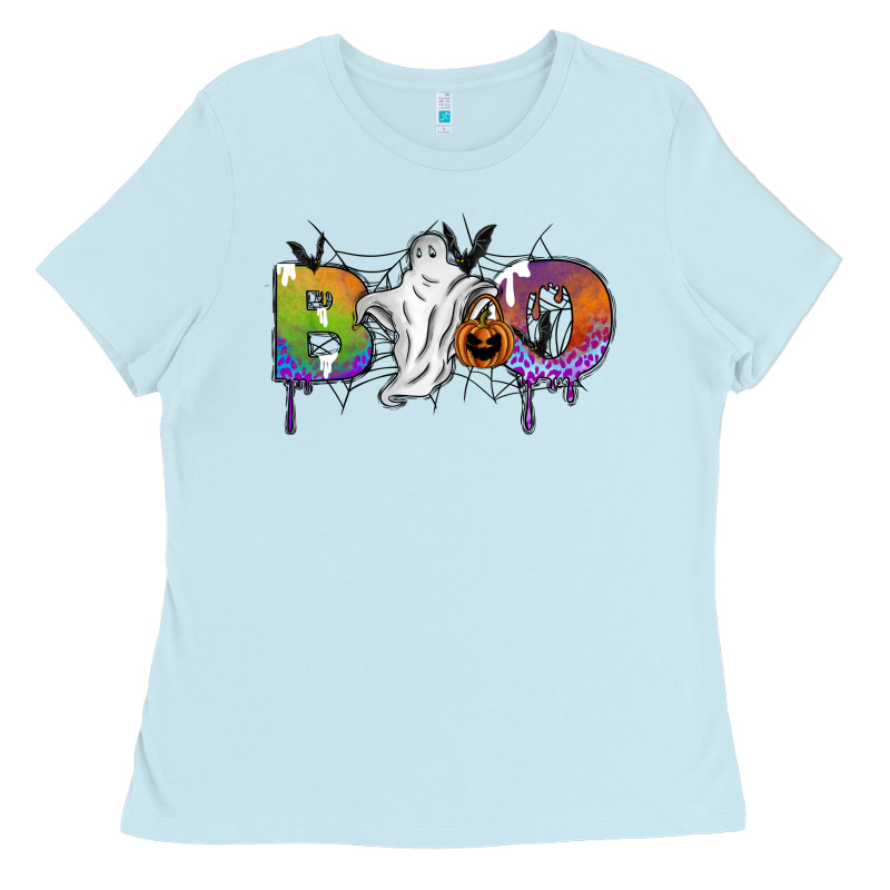 Boo Ladies Tee by SublimationCraftShop | Teevron