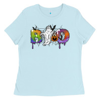 Baby Blue Boo Ladies Tee - SublimationCraftShop