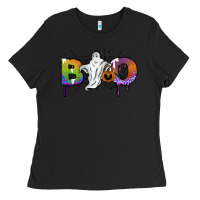 Black Boo Ladies Tee - SublimationCraftShop