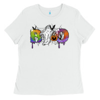 White Boo Ladies Tee - SublimationCraftShop