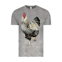 Cloud Rock wyandotte rooster Vintage Tee - LillyAllenDesigns