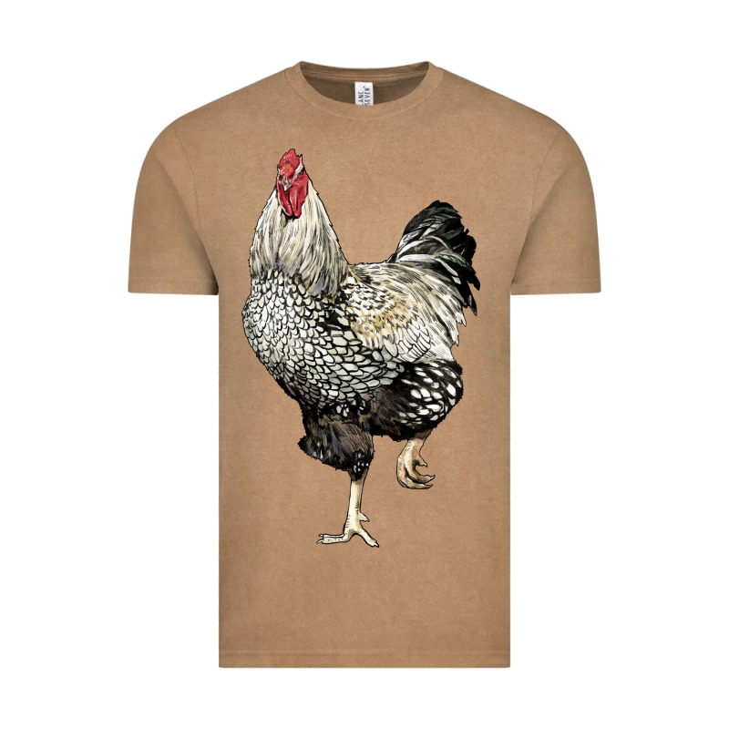 Wyandotte Rooster Vintage Tee by LillyAllenDesigns | Teevron