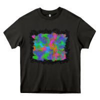 Asphalt halloween neon leopard background Heavy Core Tee - BundleAndBundleShop