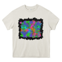 Cream halloween neon leopard background Heavy Core Tee - BundleAndBundleShop