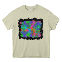 Mossy halloween neon leopard background Heavy Core Tee - BundleAndBundleShop