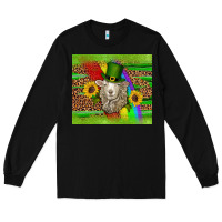 Black st patricks sheep sunflowers rainbow serape leopard glitter Long Sleeve Tee - Artiststas