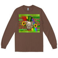 Chestnut st patricks sheep sunflowers rainbow serape leopard glitter Long Sleeve Tee - Artiststas