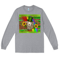 Heather Grey st patricks sheep sunflowers rainbow serape leopard glitter Long Sleeve Tee - Artiststas