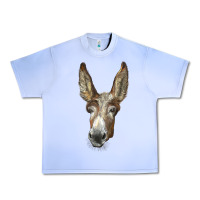 Grape Ice american mammoth jackstock donkey  face Urban Heavy Tee - LillyAllenDesigns