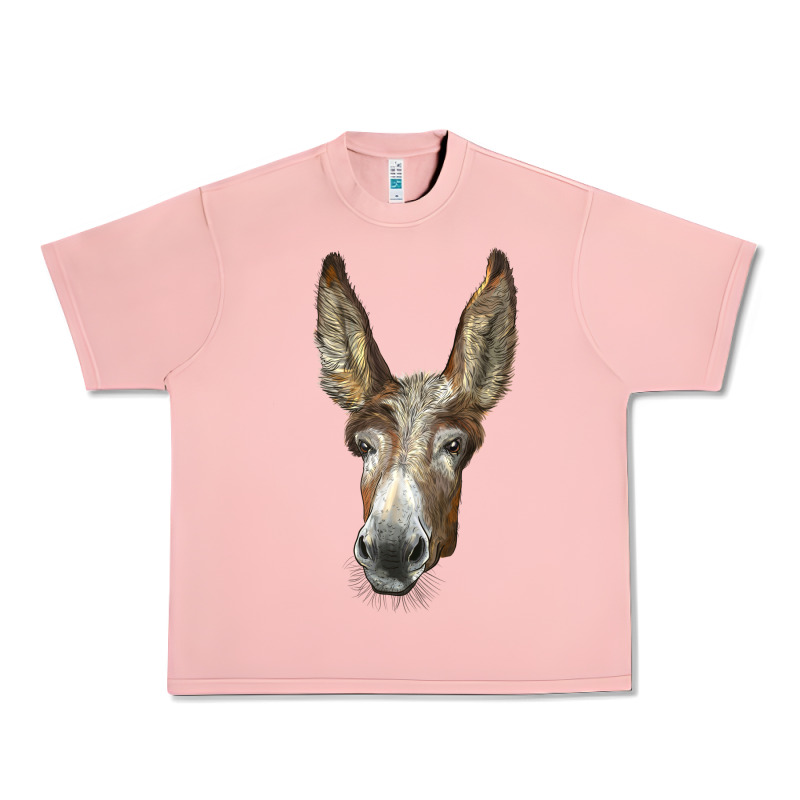 American Mammoth Jackstock Donkey  Face Urban Heavy Tee by LillyAllenDesigns | Teevron