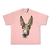 Salmon american mammoth jackstock donkey  face Urban Heavy Tee - LillyAllenDesigns
