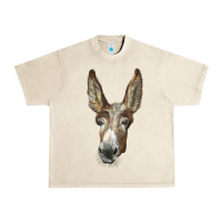 Sandshell american mammoth jackstock donkey  face Urban Heavy Tee - LillyAllenDesigns