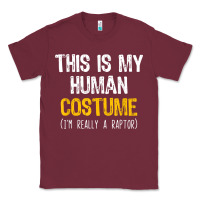 Burgundy human costume raptor halloween velociraptor lazy easy t shirt Classic Tee - baoMotion