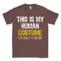 Chestnut human costume raptor halloween velociraptor lazy easy t shirt Classic Tee - baoMotion