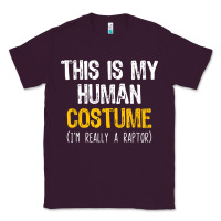 Plum human costume raptor halloween velociraptor lazy easy t shirt Classic Tee - baoMotion