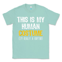 Seafoam human costume raptor halloween velociraptor lazy easy t shirt Classic Tee - baoMotion