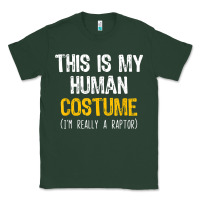 Sports Green human costume raptor halloween velociraptor lazy easy t shirt Classic Tee - baoMotion