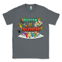 Charcoal Heather Normal Is Overrated Classic Tee - FaDigitalArtStudio