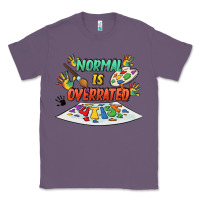 Lavender Normal Is Overrated Classic Tee - FaDigitalArtStudio