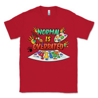 Red Normal Is Overrated Classic Tee - FaDigitalArtStudio