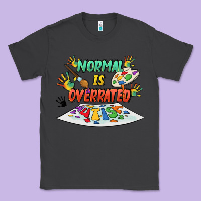 Normal Is Overrated Classic Tee Designed By Fadigitalartstudio