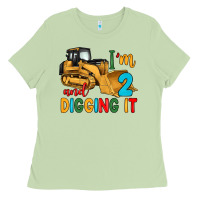Matcha i'm 2 and digging it Ladies Tee - Artiststas
