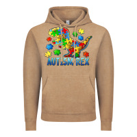 Vintage Coffee autism rex Vintage Hoodie - BarkalooDesign