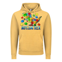 Vintage Mustard autism rex Vintage Hoodie - BarkalooDesign