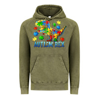 Vintage Olive autism rex Vintage Hoodie - BarkalooDesign