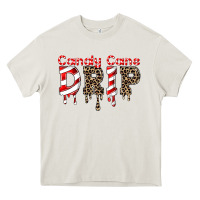 Cream candy cane drip Heavy Core Tee - FaDigitalArtStudio