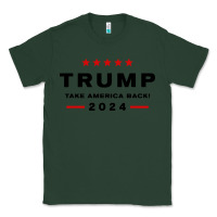Sports Green donald trump 2024 take america back Classic Tee - baoMotion